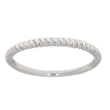 Flettet Gullring 14kt Hvitt/Gult Gull