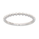 Gullring med kuler 14kt Hvitt/Gult Gull