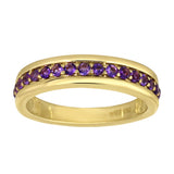 Ring i Gult Gull (585) med Ametyst 0,45ct