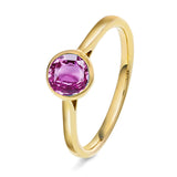 Ring i Gult Gull (585) med Ametyst 0,75ct