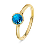 Ring i Gult Gull (585) med Topas 0,75ct