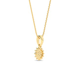 Diamantanheng i Hvitt/Gult Gull, 0,06ct tw/si