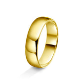 Amore gifteringer i gult/hvitt gull 5mm - Dame