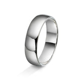 Amore gifteringer i gult/hvitt gull 5mm - Dame