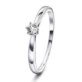 Eloise diamantring, gult/hvitt gull