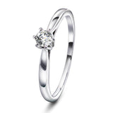 Eloise diamantring, gult/hvitt gull