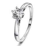 Eloise diamantring, gult/hvitt gull