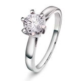 Eloise diamantring, gult/hvitt gull