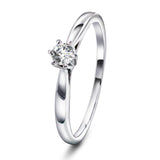 Eloise diamantring, gult/hvitt gull