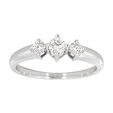 Diamantring i hvitt gull 0,40ct TW/SI - Diamanthuset