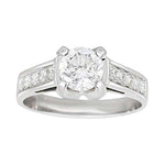 Diamantring i hvitt gull, 1.05CT TWSI - Diamanthuset