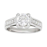Diamantring i hvitt gull, 1.05CT TWSI - Diamanthuset