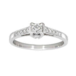 Diamantring i hvitt gull 0,35ct TWSI - Diamanthuset