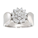 Diamantring i gult/hvitt gull, 0.50CT TWSI