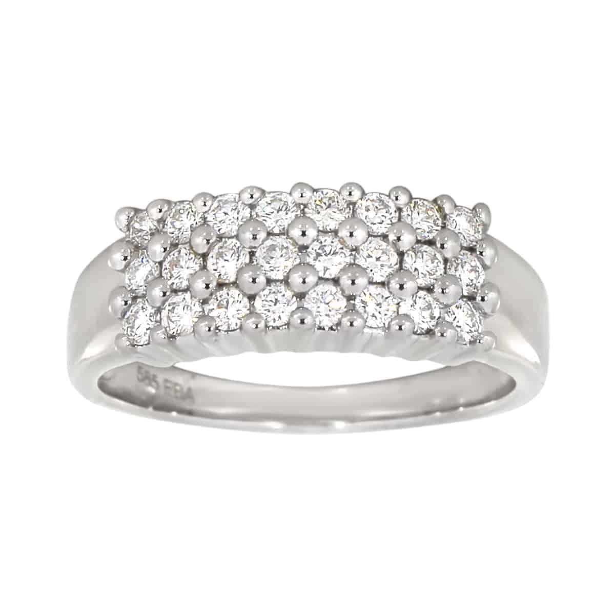 Diamantring i hvitt gull, 1.70CT TWSI - Diamanthuset