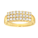 Diamantring i Hvitt/Gult Gull 0,60ct TWSI