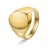 Signet-ring i gult gull