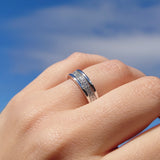 Diamantring rekkering i hvitt, gult eller roségull tot 0,35ct TWSI