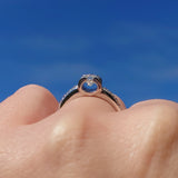 Diamantring i hvitt gull, 0.80CT TWSI