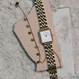 Rosefield Boxy XS Gold + Bracelet Gift Set