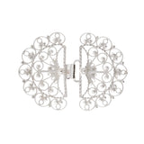 Beltespenne Bergen, kvit – 6 cm