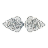 Oksidert Vest/Capespenne Nordland 7,4cm - Vossasylv