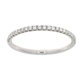 Diamantring i hvitt gull, 0.20ct TW/S