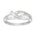 Diamantring i Hvitt/Gult Gull, 0,05 ct TW/SI – bilde 2 – Diamanthuset