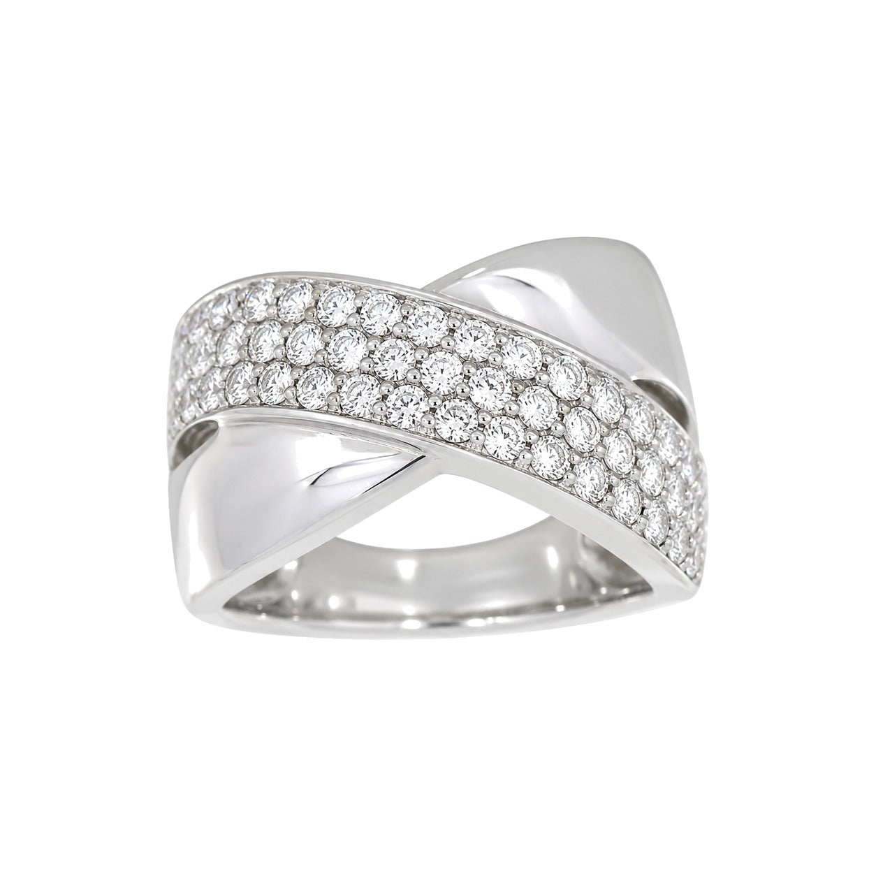 Diamantring i Hvitt/Gult Gull, 1,10 ct TW/SI – bilde 2 – Diamanthuset