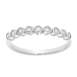Diamantring i Hvitt/Gult Gull, 0.18CT TWSI