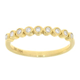 Diamantring i Hvitt/Gult Gull, 0.18CT TWSI