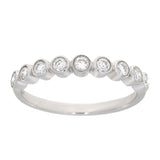 Diamantring i Hvitt/Gult Gull, 0.36CT TWSI