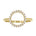 Diamantring i Hvitt/Gult Gull, 0,22 ct TW/SI – Diamanthuset