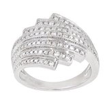 Diamantring i Hvitt/Gult Gull, 0.20CT TWSI