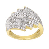 Diamantring i Hvitt/Gult Gull, 0.20CT TWSI