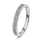 Diamantring i hvitt gull, 0.30ct TW/S