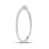 Diamantring i Hvitt/Gult Gull, 0.05CT TWSI