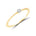 Diamantring i Hvitt/Gult Gull, 0,05 ct TW/SI – Diamanthuset