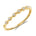 Tvinnet Diamantring i Hvitt/Gult Gull, 0,10 ct TW/SI – Diamanthuset