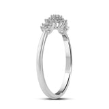 Diamantring 0,20ct tw/si i hvitt gull