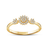 Diamantring 0,20ct tw/si i gult gull