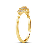 Diamantring 0,20ct tw/si i gult gull