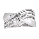 Diamantring i Hvitt/Gult Gull, 0.20CT TWSI