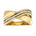 Diamantring i Hvitt/Gult Gull, 0,20 ct TW/SI – bilde 2 – Diamanthuset