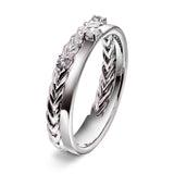 Diamantring i Hvitt/Gult Gull, 0.10CT TWSI