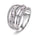 Eksklusiv diamantring i Hvitt/Gult Gull 0.65 tw/si og 0,40 ct edelsten – bilde 2 – Diamanthuset