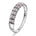 Dobbel rekkering i Gult/Hvitt Gull med to rader diamanter, 0,22 ct – bilde 2 – Diamanthuset
