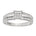 Diamantring i Hvitt/Gult Gull, 0,25 ct TW/SI – bilde 2 – Diamanthuset