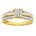 Diamantring i Hvitt/Gult Gull, 0,25 ct TW/SI – Diamanthuset