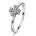 Diamantring i Hvitt/Gult Gull 0.12 tw/si – bilde 2 – Diamanthuset